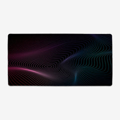 Warped Lines Extended Mousepad