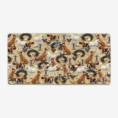 Who Let the Dogs Out Extended Mousepad