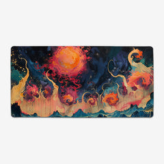 Fiery Planet Extended Mousepad