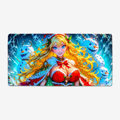 Brave the Storm to Bring Cheer Extended Mousepad