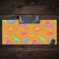 Dinosaur Cats Extended Mousepad