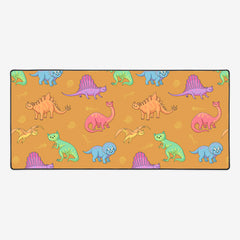 Dinosaur Cats Extended Mousepad