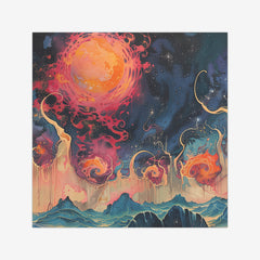 Fiery Planet Wargaming Mat