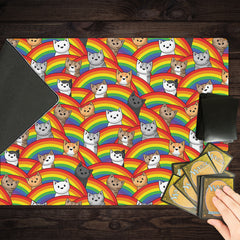 Rainbow Cats Playmat