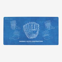 Baseball Glove Construction Playmat