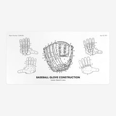 Baseball Glove Construction Playmat