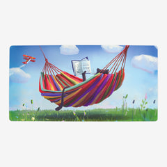 Cat Chilling in a Hammock Playmat