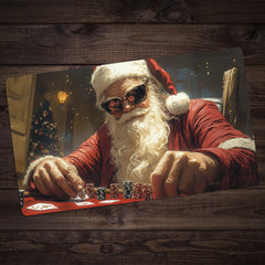 Card Shark Santa Playmat