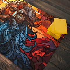 Zeus Stained Glass Playmat