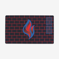 Burn Blue Playmat
