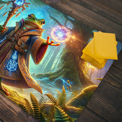 Frog Wizard Playmat