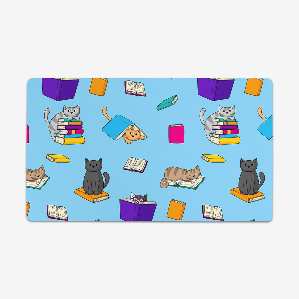 Book Cats Pattern Playmat