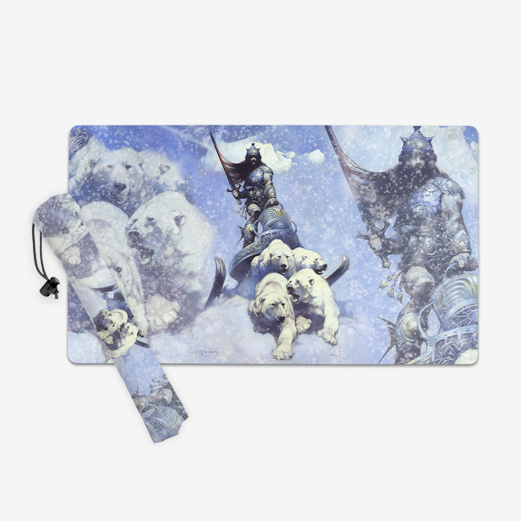 GIFT BUNDLE: Silver Warrior Playmat and Playmat Bag