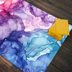 Rainbow Watercolor Playmat