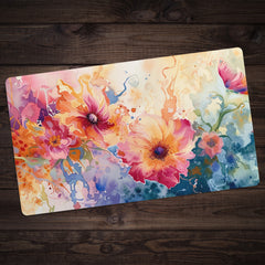 Watercolor Flowers Playmat