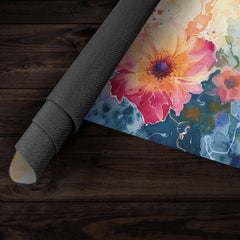 Watercolor Flowers Playmat