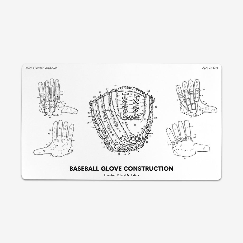 Baseball Glove Construction Playmat