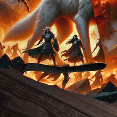 Wolf And Elves Playmat