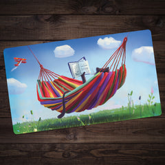 Cat Chilling in a Hammock Playmat