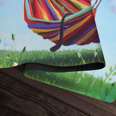 Cat Chilling in a Hammock Playmat