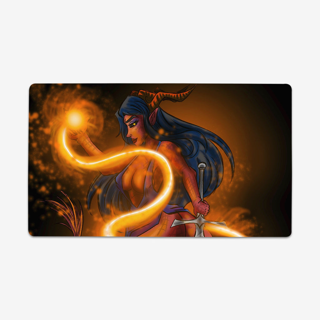 Flame Tiefling Playmat