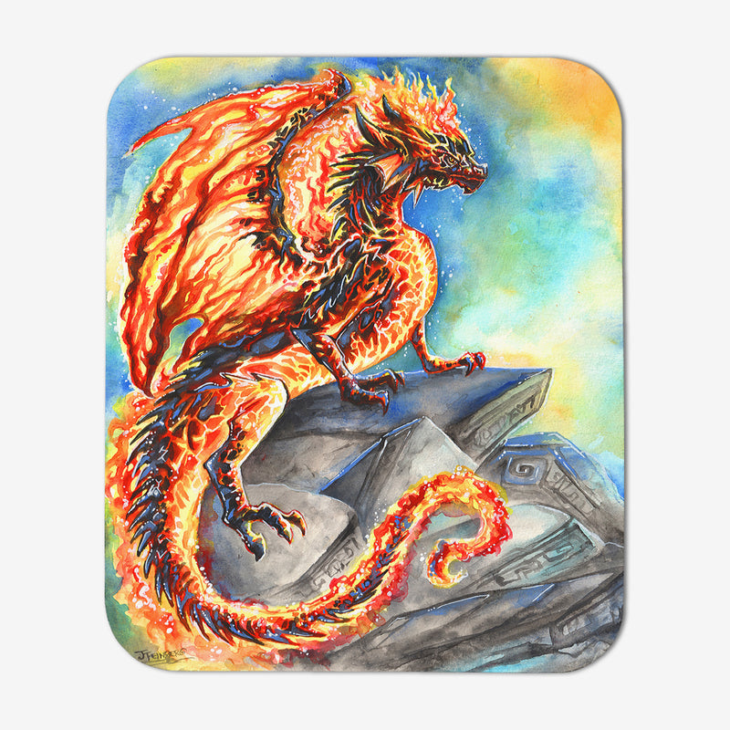 Elemental Wood Dragons Mousepad