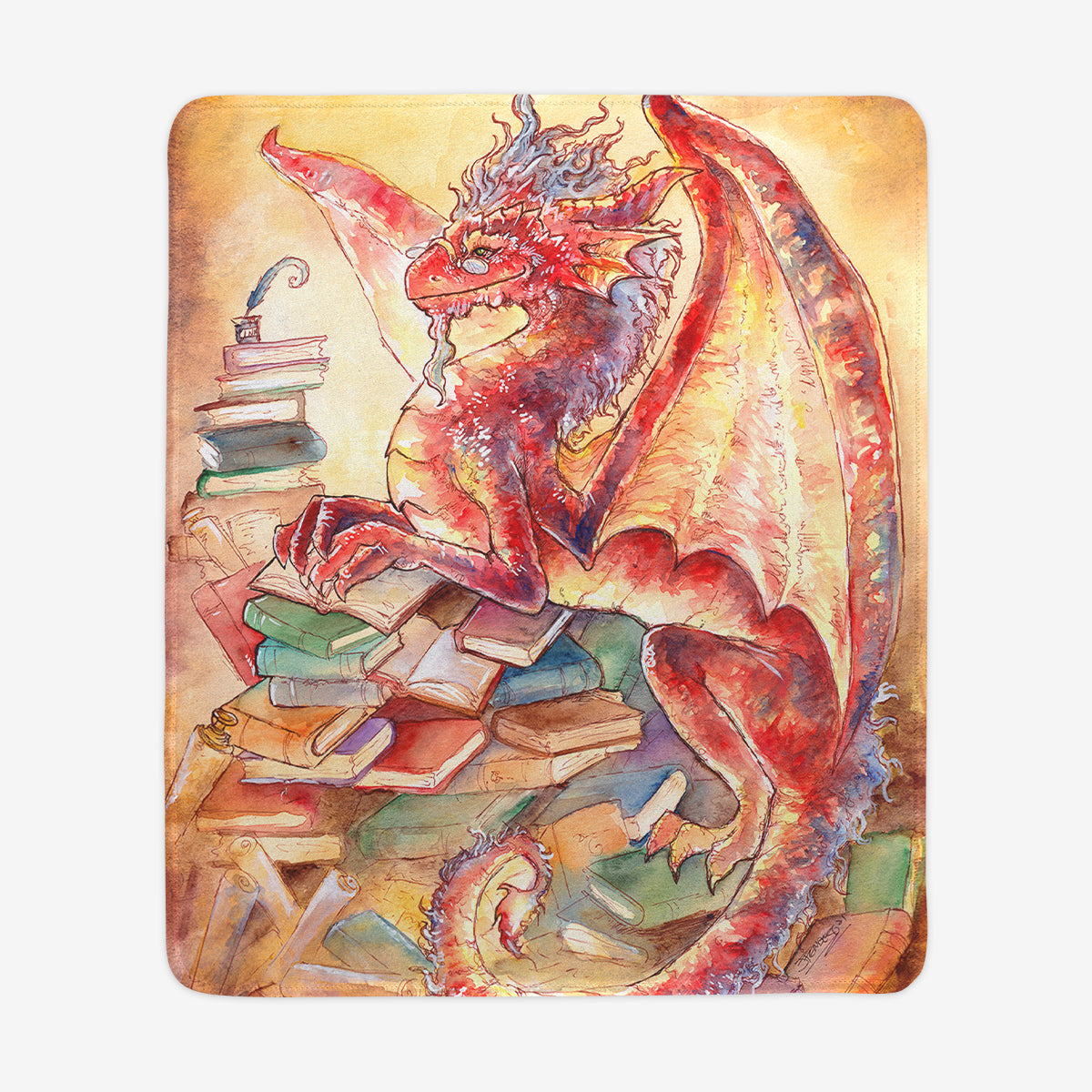 Elemental Wood Dragons Mousepad