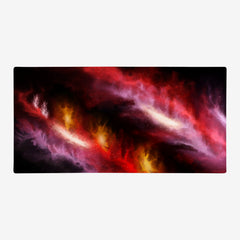 Fierce Nebula Extended Mousepad - Michael Jeninga - Mockup - XXL