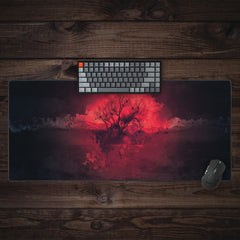 Red Raven Large Extended Mousepad