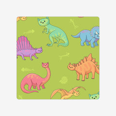 Dinosaur Cats Board Game Mat