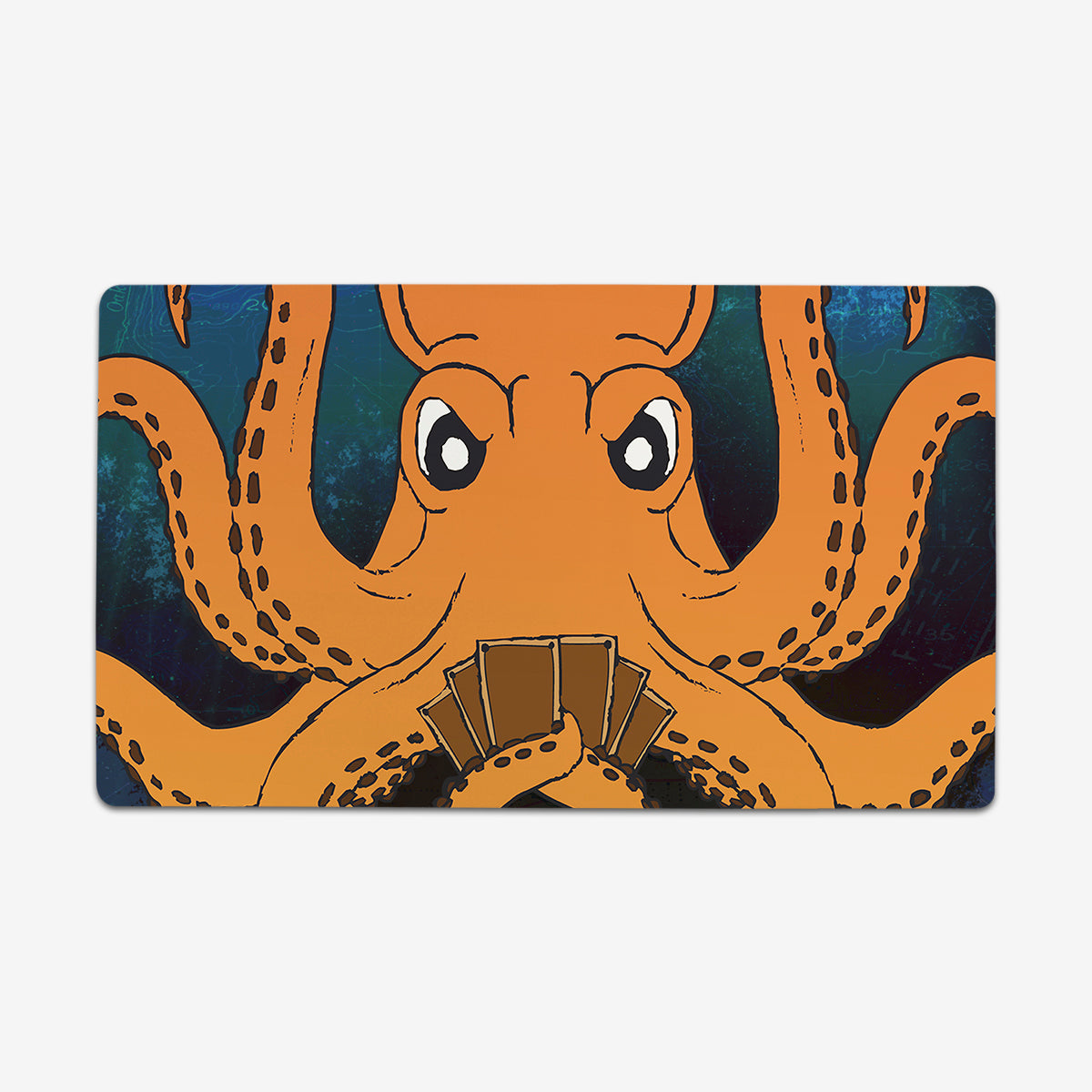 Tapis de souris rond Monster avec bord cousu, caoutchouc antidérapant,  Octopus Kraken, Monster Ocean Art, Gaming Moudescriptif, Fit Office Work