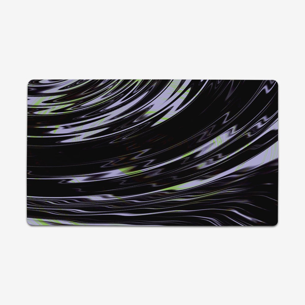 Liquid Metal Oil Thin Desk Mat
