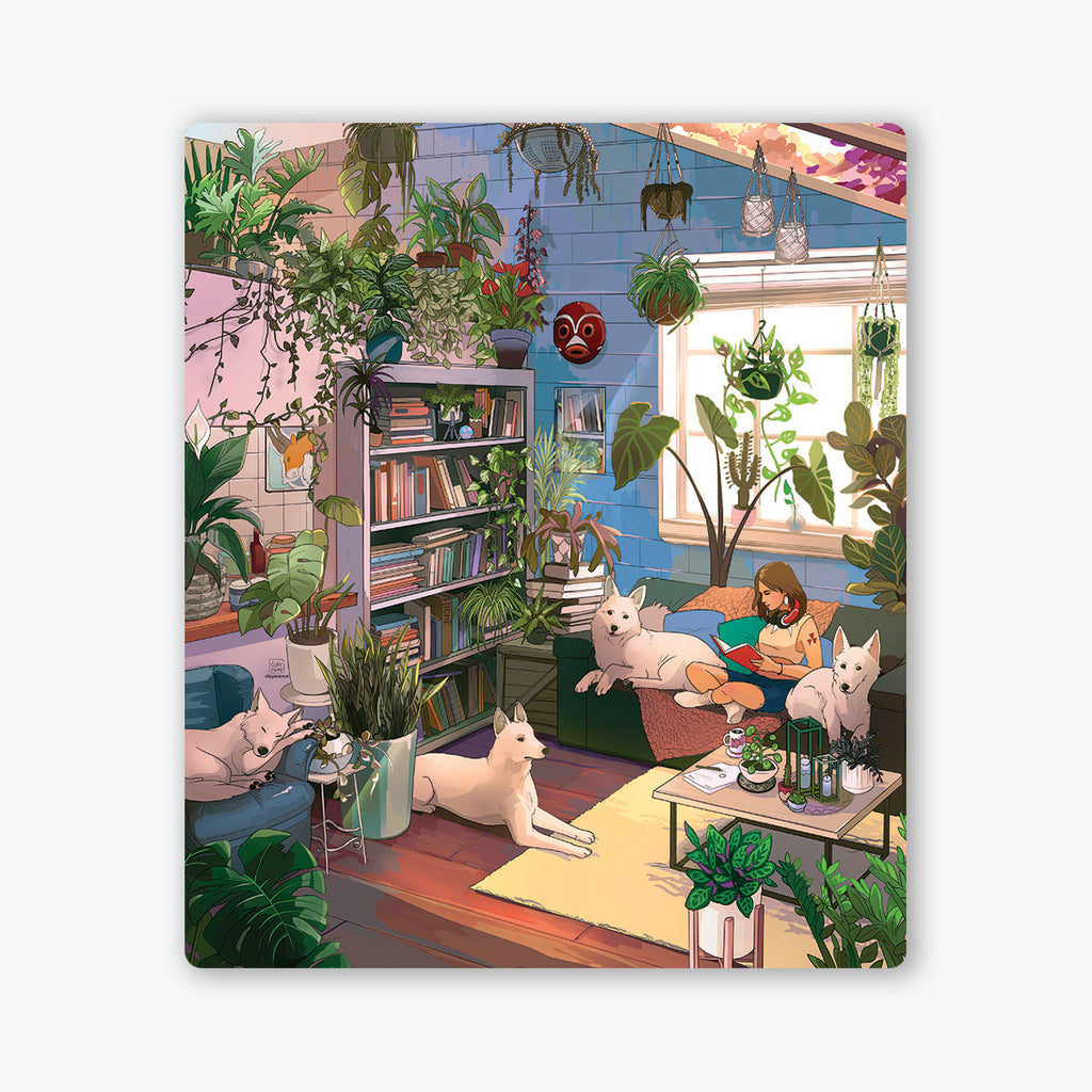Chill and Vibe Two Player Mat - Vanette Kosman - Mockup