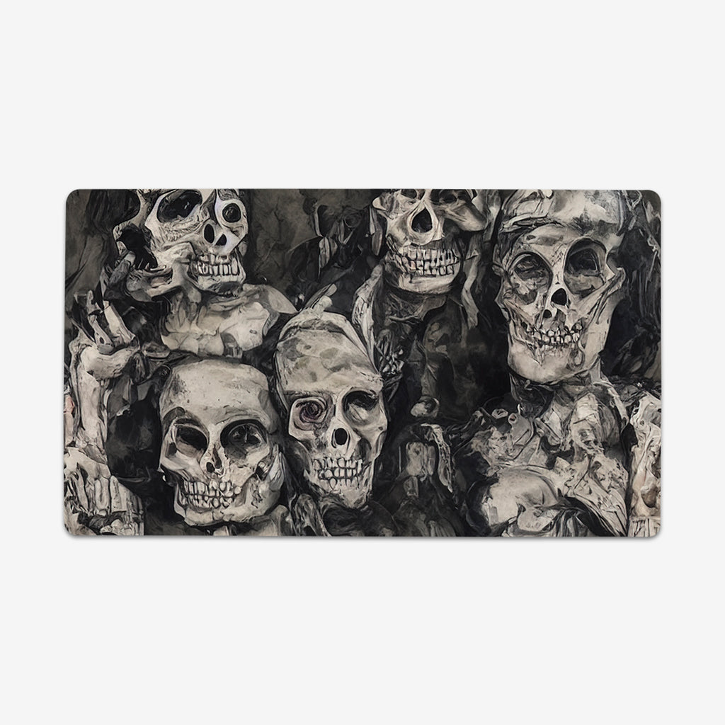 AI Skeleton Portrait Playmat