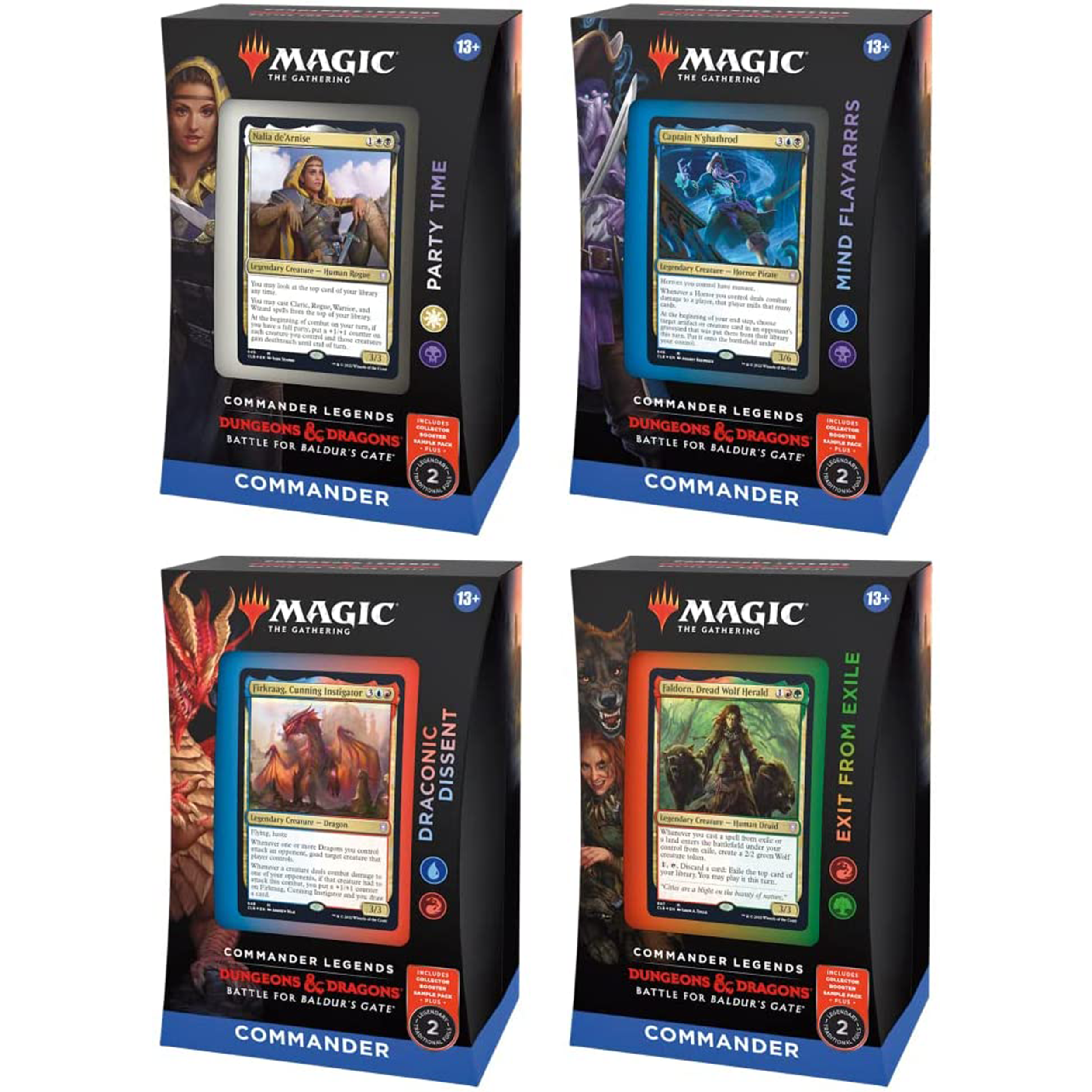 Magic: Commander Legends: Baldur's Gate - Commander Deck - Party Time, Card Games