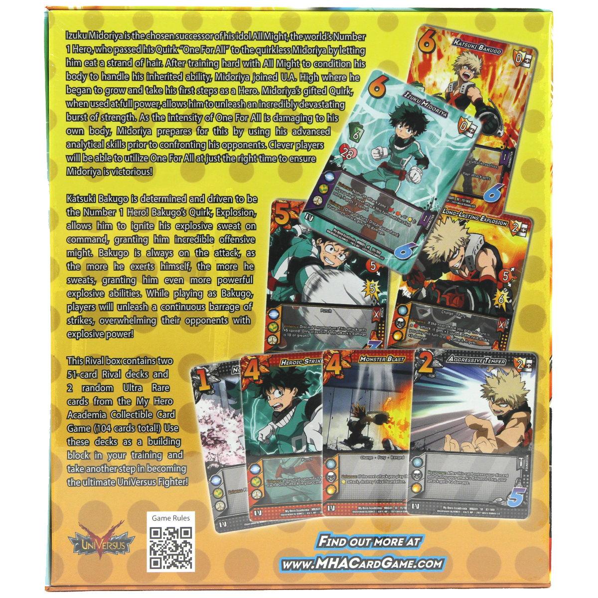 My Hero Academia - Collectible Card Game 2-Player Rival Deck