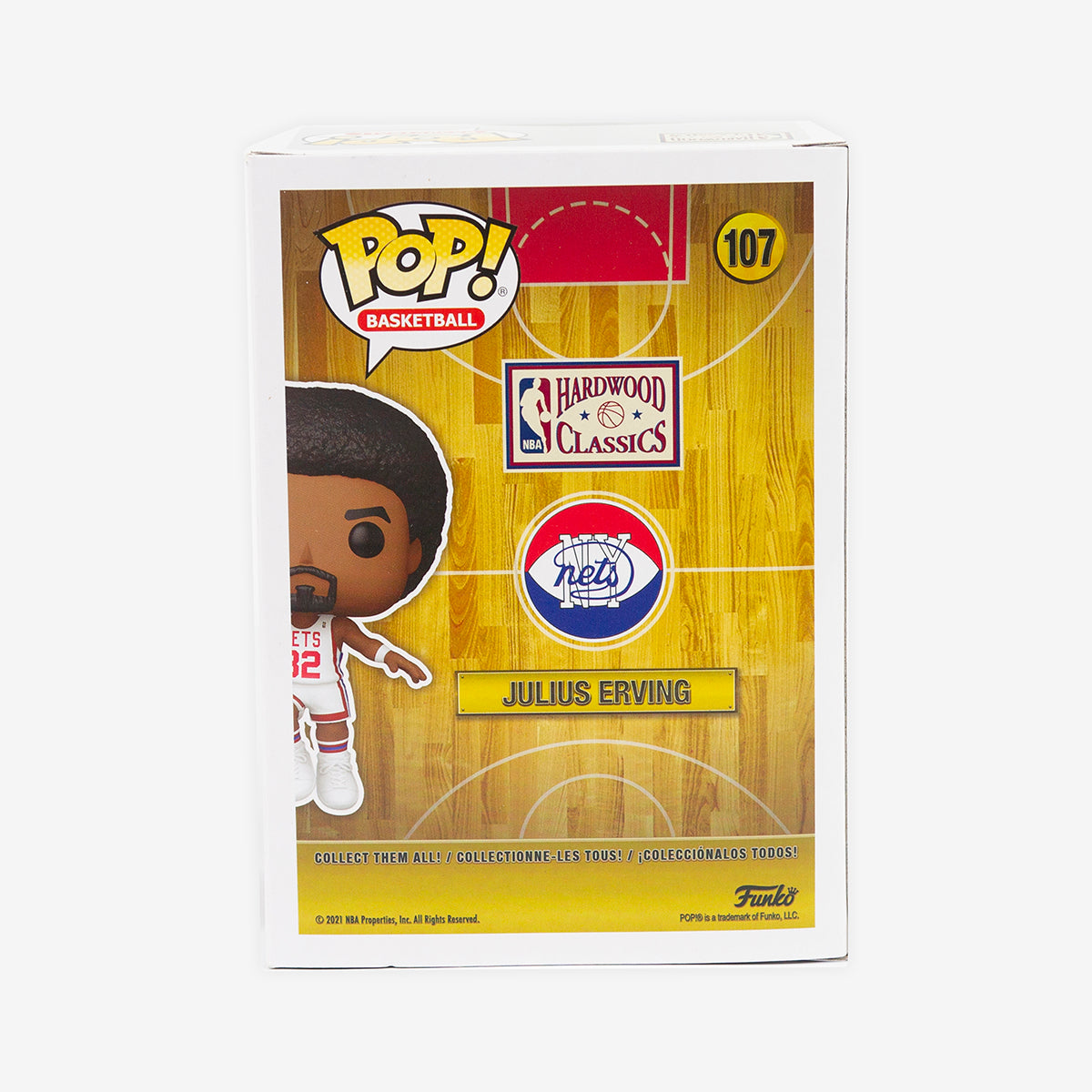 NBA: Legends Julius Erving (Nets Home) Funko Pop!