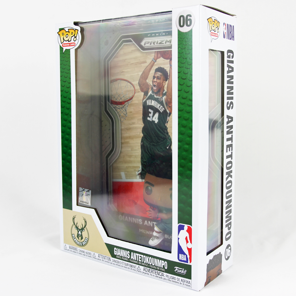 Funko POP! Trading Card: NBA Milwaukee Bucks Giannis Antetokounmpo #06 –  Rocket Collectibles