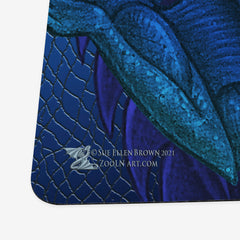 Firebreathers Playmat - Sue Ellen Brown - Corner- Sapphire